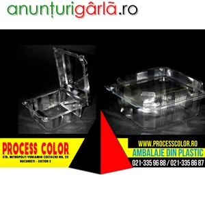 Imagine anunţ Caserole plastic prajiturele model Nova Process Color