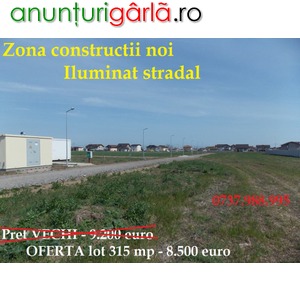 Imagine anunţ OFERTA SPECIALA teren in Rate 8.500 euro lotul - Berceni