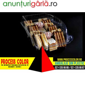 Imagine anunţ Caserole compartimentate pentru miniprajituri Process Color