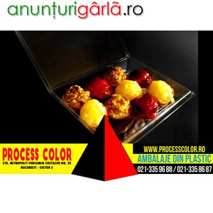 Imagine anunţ Caserole pentru prajiturele Process Color