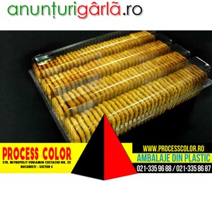 Imagine anunţ Caserole plastic biscuiti Process Color
