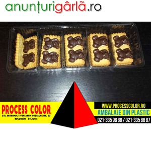 Imagine anunţ Chese compartimentate biscuiti ciocolata Process Color