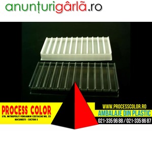 Imagine anunţ Chese din plastic pentru napolitane, rulouri ciocolata Process Color