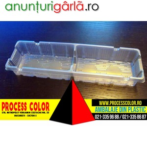 Imagine anunţ Chese plastic aurii pentru biscuiti Process Color