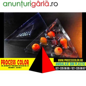 Imagine anunţ Chese plastic figurine martipan forma triunghi Process Color