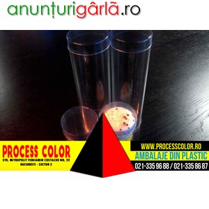Imagine anunţ Ambalaje rotunde pentru Macarons Process Color