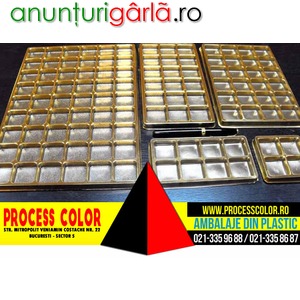 Imagine anunţ Chese aurii pentru 54 praline Process Color