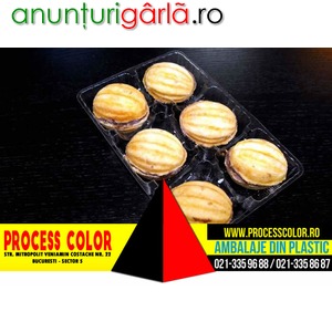Imagine anunţ Chese din plastic pentru dulciuri Process Color