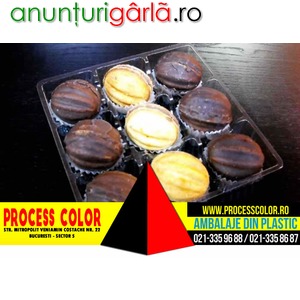 Imagine anunţ Chese plastic pentru dulciuri Process Color