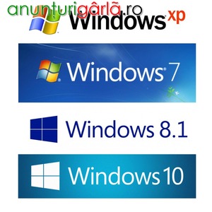 Imagine anunţ Instalare Windows