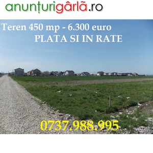 Imagine anunţ Loturi casa langa Bucuresti in RATE - comuna Berceni
