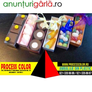 Imagine anunţ Cutiute din carton figurine Marshmallow Process Color