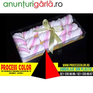 Imagine anunţ Cutii plastic figurine Marshmallow Process Color