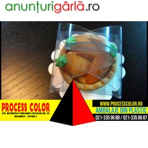Imagine anunţ Cutiute din plastic figurine martipan morcovi Process Color