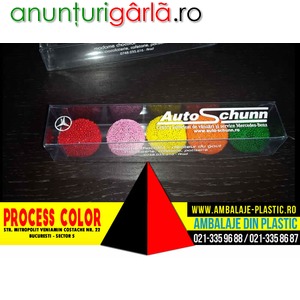 Imagine anunţ Cutii personalizate jeleuri Process Color