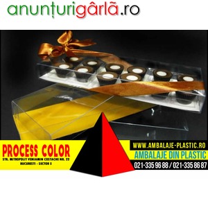 Imagine anunţ Cutii plastic pentru praline (12 compartimente) Process Color