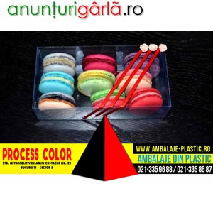 Imagine anunţ Cutii personalizate Macarons Process Color