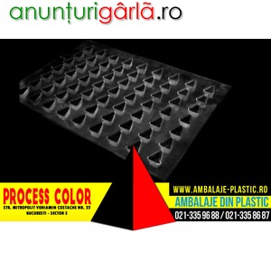 Imagine anunţ Forma turnat ciocolata triunghi Process Color