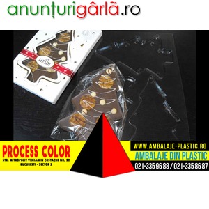 Imagine anunţ Forme pentru turnat ciocolata model bradut Process Color