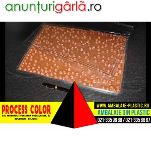 Imagine anunţ Tavi plastic pentru turnat ciocolata Process Color