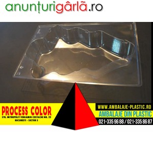 Imagine anunţ Blistere plastic forma brad Process Color