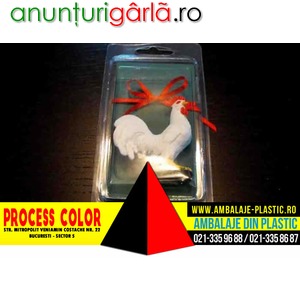 Imagine anunţ Blistere plastic produse ceramice miniatura Process Color