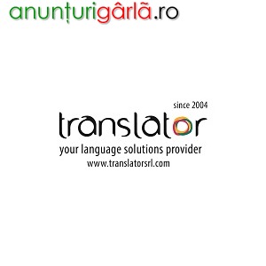 Imagine anunţ FIRMA TRADUCERI CLUJ NAPOCA ROMANIA Translator srl