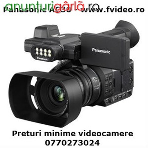 Imagine anunţ Sony NX100; Z150; Sony FS5; Panasonic AC30; UX90; UX180 Videocamere profesionale.