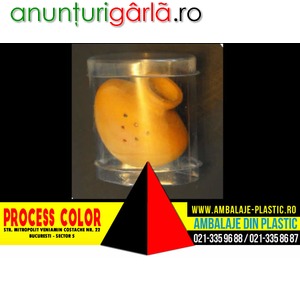 Imagine anunţ Cutii plastic cilindrice ornament ceramica Process Color