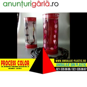 Imagine anunţ Cutii plastic rotunde margele Process Color