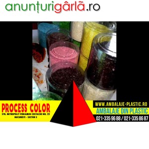 Imagine anunţ Cutii plastic rotunde vermiceli Process Color