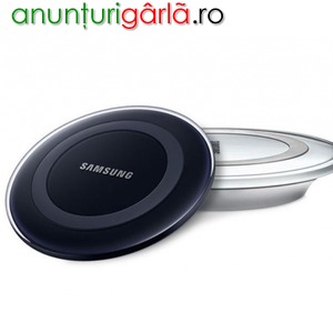 Imagine anunţ Incarcator wireless Samsung pentru Galaxy S6/S7, Black/White