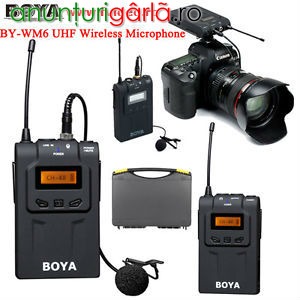 Imagine anunţ Lavalier Wireless Microphone System For BOYA BY-WM6 - Famivideo