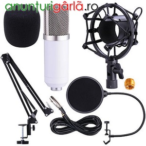 Imagine anunţ Microfon Studio BM700 kit, pop filtru, stand brat articulat, 260 lei !
