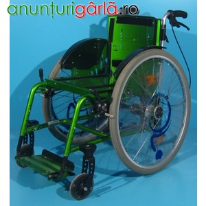 Imagine anunţ Scaun cu rotile activ handicap manevrabil doar cu mana dreapta