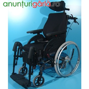 Imagine anunţ Scaun cu rotile handicap din aluminiu Netti /43 cm