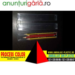 Imagine anunţ Cutii pentru creioane Process Color