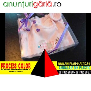 Imagine anunţ Cutii pentru hainute bebelusi Process Color