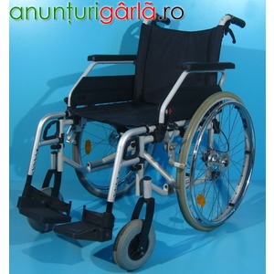 Imagine anunţ Fotoliu handicap cu roti mari pe spate second hand - 45 cm- 570 lei