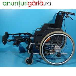 Imagine anunţ Scaun handicap cu reglaj al suportilor din aluminiu Breezy -480 lei