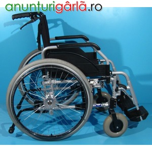 Imagine anunţ Scaun handicap cu rotile ieftin second hand-50 cm