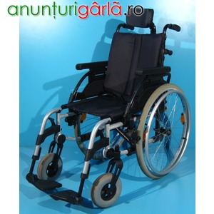 Imagine anunţ Scaun handicap cu tetiera din aluminiu Breezy / 40 cm-490lei