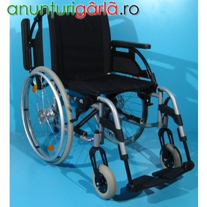 Imagine anunţ Vanzare scaun handicap cu rotile redus Breezy / 44 cm-399 lei