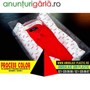 Imagine anunţ Cutii din plastic pentru camasi Process Color
