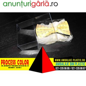 Imagine anunţ Cutii din plastic pentru papioane Process Color