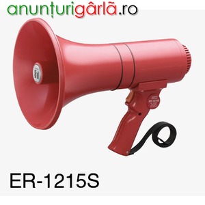 Imagine anunţ Megafon ER-1415S de mână cu microfon