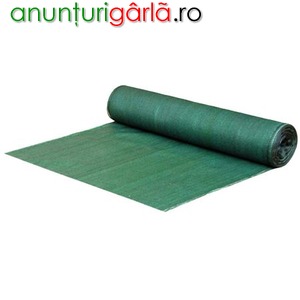 Imagine anunţ Plasa protectie - umbrire 1,5x20 metri, opacitate 90%, verde