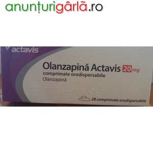 Imagine anunţ Olanzapina Actavis 20 mg