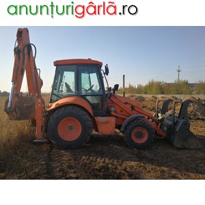 Imagine anunţ Inchiriez buldo-excavator cu cupa multifunctionala