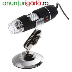 Imagine anunţ Microscop digital, USB, focus 15-40 mm, 8 X LED, 500x